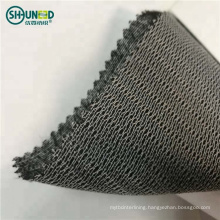 Polyester Viscose Warp Knitting Interlining Weft Insert Garment woven knitted fusible interlining fabric Woven Interlining